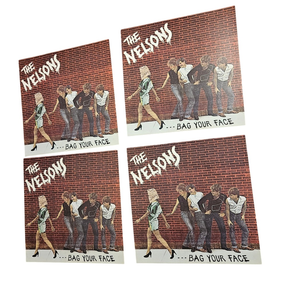 The‎ Nelsons Bag Your Face Vintage 1982 Promo Flat Album Posters 12x12 Rock